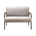 Conjunto Namoradeira 2 Lugares E 2 Poltronas Decorativas Jade - Veludo Capuccino