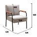 Conjunto Namoradeira 2 Lugares E 2 Poltronas Decorativas Jade - Veludo Capuccino