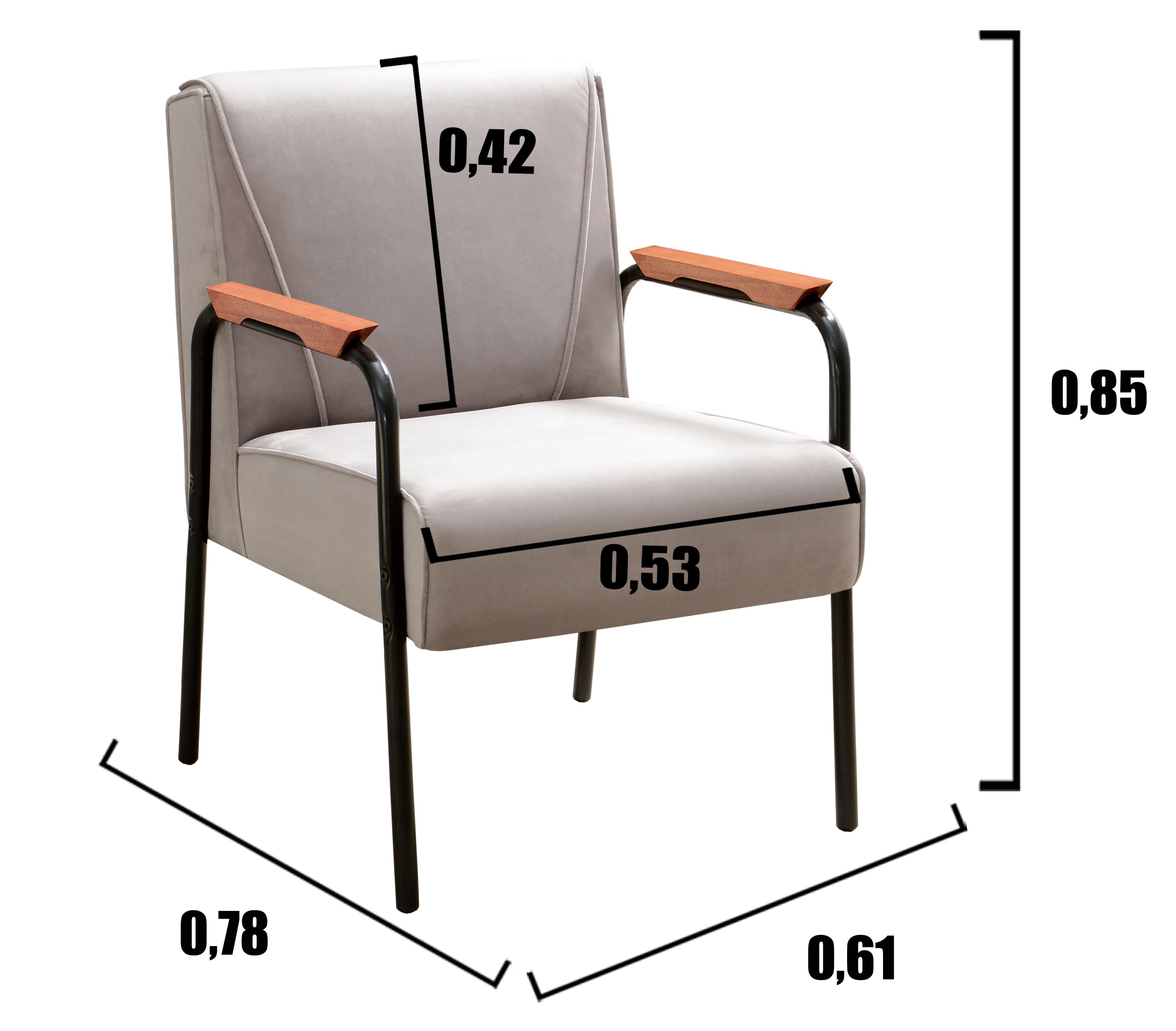 Conjunto Namoradeira 2 Lugares E 2 Poltronas Decorativas Jade - Veludo Capuccino