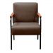 Conjunto Namoradeira 2 Lugares E 2 Poltronas Decorativas Jade - Veludo Marrom