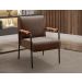 Conjunto Namoradeira 2 Lugares E 2 Poltronas Decorativas Jade - Veludo Marrom