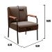 Conjunto Namoradeira 2 Lugares E 2 Poltronas Decorativas Jade - Veludo Marrom