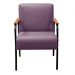 Conjunto Namoradeira 2 Lugares E 2 Poltronas Decorativas Jade - Veludo Roxo