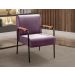 Conjunto Namoradeira 2 Lugares E 2 Poltronas Decorativas Jade - Veludo Roxo