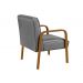 Conjunto Sofá 2 Lugares E 2 Poltronas Decorativas Anita - Linho Cinza