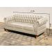 Conjunto Sofá Chesterfield 3 Lugares E 2 Poltronas Dom Pedro - Couríssimo Bege
