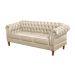 Conjunto Sofá Chesterfield 3 Lugares E 2 Poltronas Dom Pedro - Couríssimo Bege