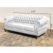 Conjunto Sofá Chesterfield 3 Lugares E 2 Poltronas Dom Pedro - Couríssimo Branco