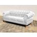 Conjunto Sofá Chesterfield 3 Lugares E 2 Poltronas Dom Pedro - Couríssimo Branco