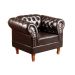 Conjunto Sofá Chesterfield 3 Lugares E 2 Poltronas Dom Pedro - Couríssimo Café