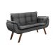 Conjunto de Poltronas Decorativas Bella Opala 3 Peças - Suede Cinza