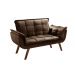 Conjunto de Poltronas Decorativas Bella Opala 3 Peças - Veludo Marrom