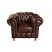 Kit 02 Poltronas Decorativa Chesterfield Capitonê Luís Xv - Couríssimo Café