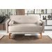 Namoradeira Sofá 2 Lugares Luma - Suede Bege