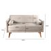 Namoradeira Sofá 2 Lugares Luma - Suede Bege