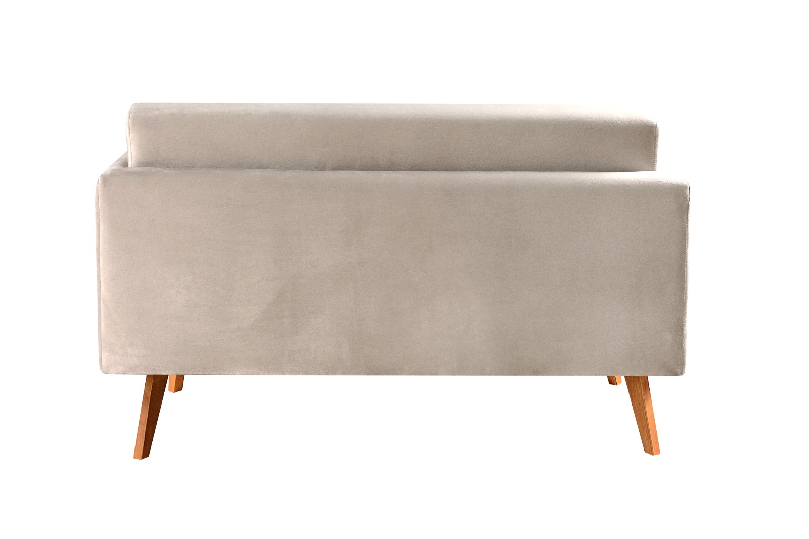 Namoradeira Sofá 2 Lugares Luma - Suede Bege