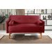 Namoradeira Sofá 2 Lugares Luma - Suede Bordô