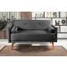 Namoradeira Sofá 2 Lugares Luma - Suede Cinza