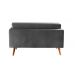 Namoradeira Sofá 2 Lugares Luma - Suede Cinza