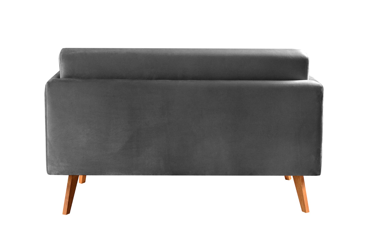 Namoradeira Sofá 2 Lugares Luma - Suede Cinza