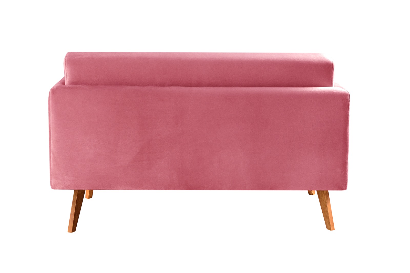 Namoradeira Sofá 2 Lugares Luma - Suede Rosa