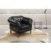 Poltrona Chesterfield Duque Dom Pedro Com Capitonê - Preto