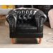 Poltrona Chesterfield Duque Dom Pedro Com Capitonê - Preto