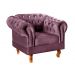 Poltrona Chesterfield Duque Dom Pedro Com Capitonê - Roxo