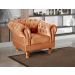 Poltrona Chesterfield Duque Dom Pedro Com Capitonê - Terracota