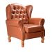Poltrona Chesterfield Imperador Berger - Couríssimo Caramelo
