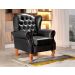 Poltrona Chesterfield Imperador Berger - Couríssimo Preto