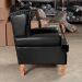 Poltrona Chesterfield Imperador Berger - Couríssimo Preto
