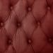 Poltrona Decorativa Alice Egg Com Capitonê Pé Giratório Alumínio - Suede Bordô