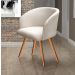 Poltrona Decorativa Atenas - Linho Bege