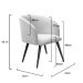 Poltrona Decorativa Atenas - Linho Bege