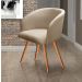 Poltrona Decorativa Atenas - Linho Marrom