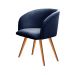 Poltrona Decorativa Atenas - Suede Azul