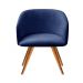 Poltrona Decorativa Atenas - Suede Azul