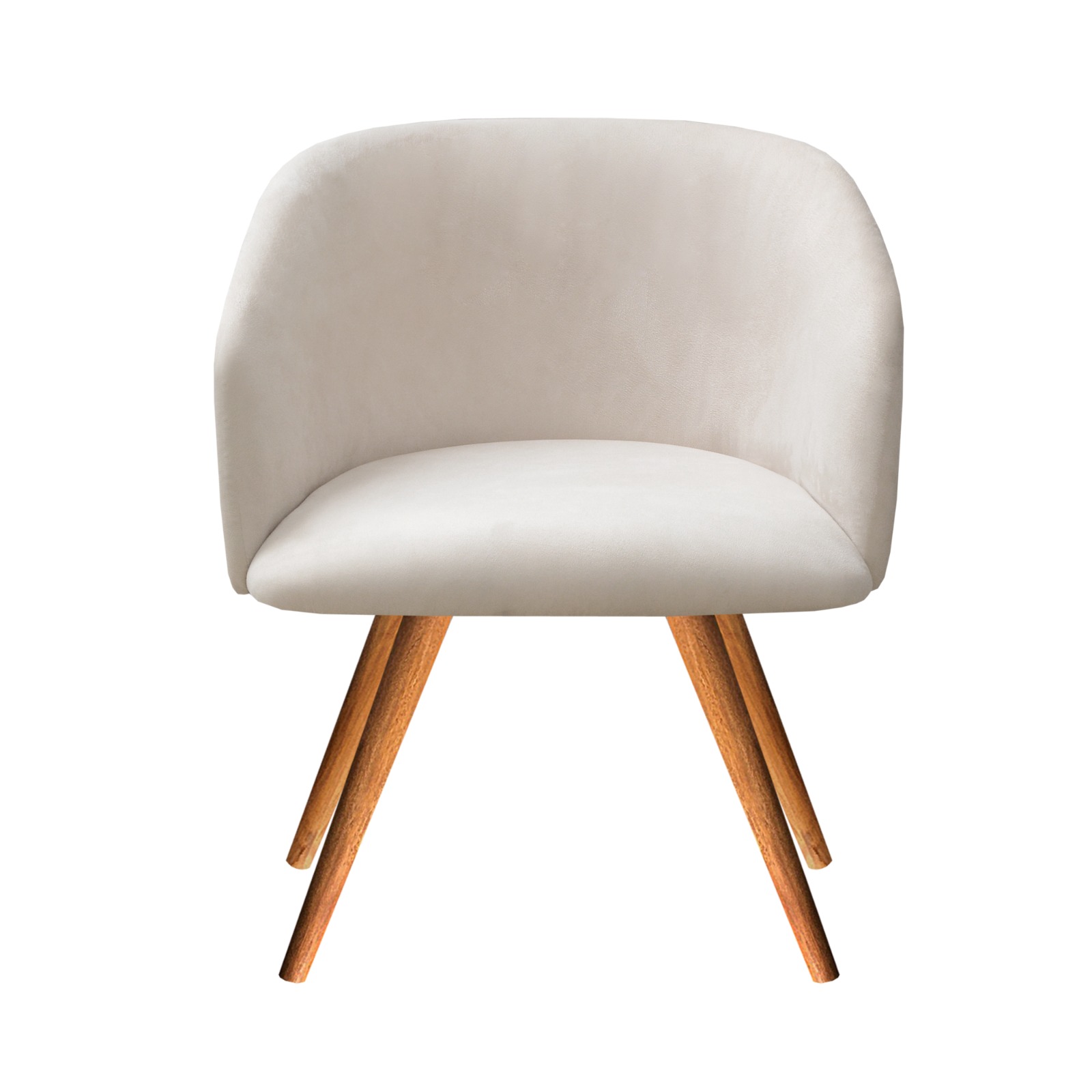 Poltrona Decorativa Atenas - Suede Bege