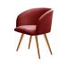 Poltrona Decorativa Atenas - Suede Bordô