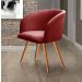 Poltrona Decorativa Atenas - Suede Bordô