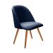 Poltrona Decorativa Gaia - Suede Azul
