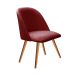 Poltrona Decorativa Gaia - Suede Bordô