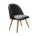Poltrona Decorativa Gaia - Suede Cinza
