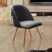 Poltrona Decorativa Gaia - Suede Cinza