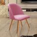 Poltrona Decorativa Gaia - Suede Rosa