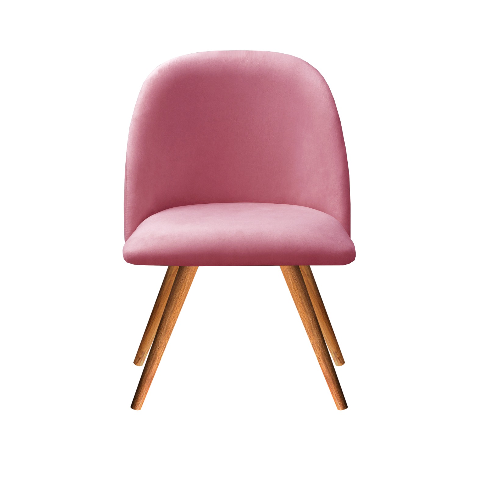 Poltrona Decorativa Gaia - Suede Rosa