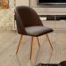 Poltrona Decorativa Gaia - Veludo Marrom
