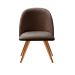 Poltrona Decorativa Gaia - Veludo Marrom