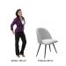 Poltrona Decorativa Gaia - Veludo Roxo